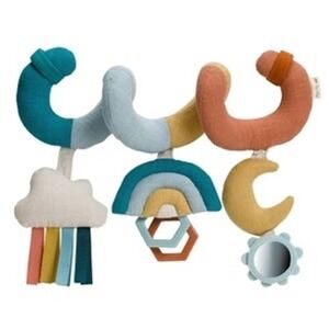 NET Itzy Ritzy Itzy Bitzy Spiral Car Stroller Toy Bitzy Bespoke Rainbow Sensory